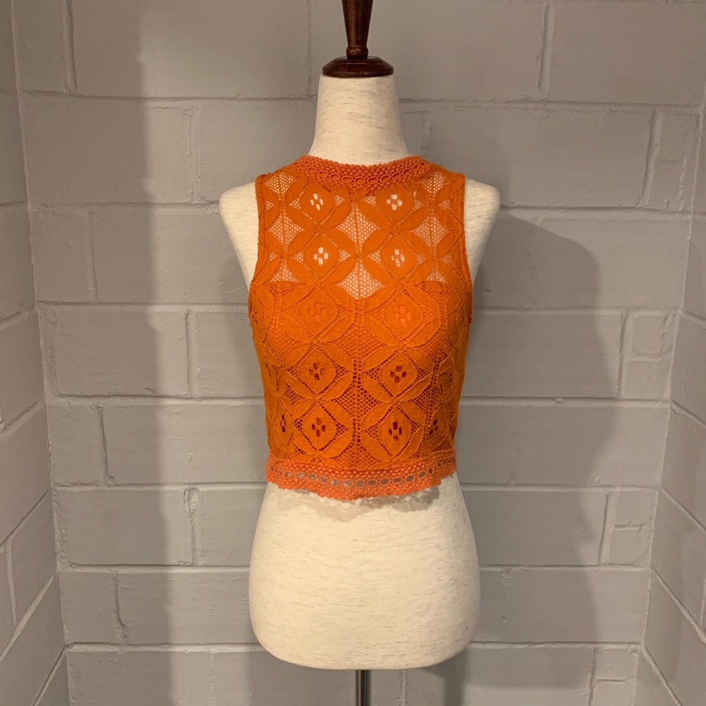 Skylar & Jade lacey crop top
